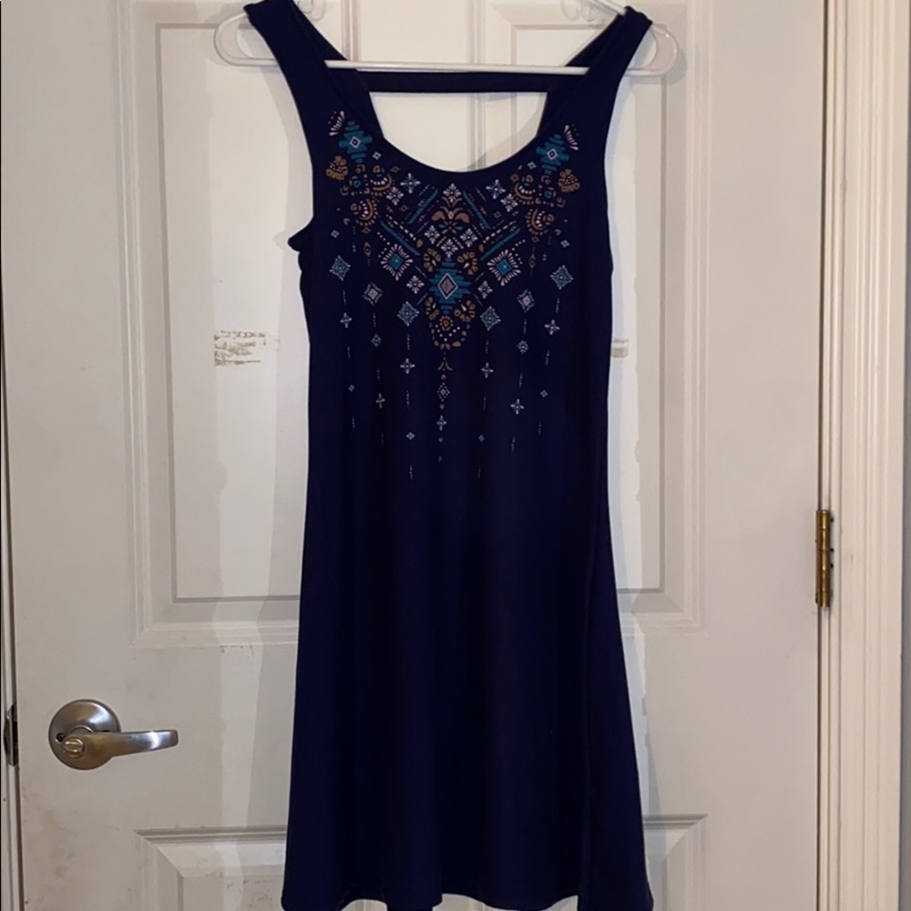 Cute dress with colorful pattern